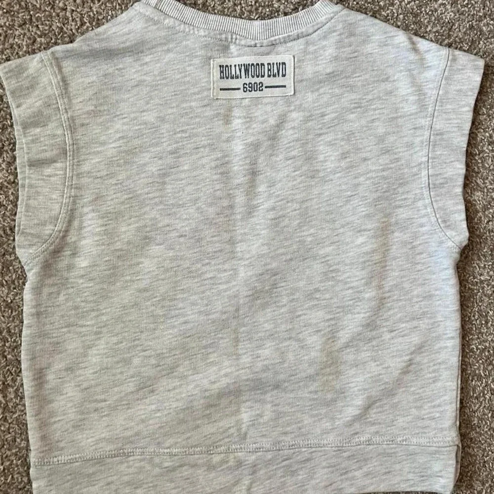Zara Kids Los Angeles Knit Short‎ Sleeve Sweatshirt Size 7 Girls